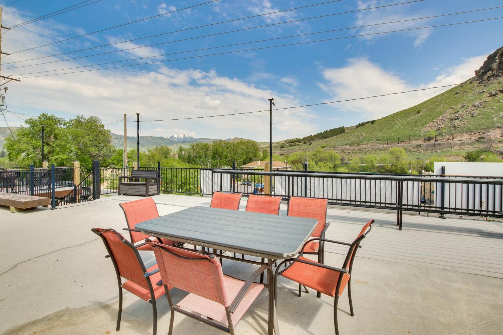 Lava Hot Springs Studio With Deck Walk To Hot Pools エクステリア 写真